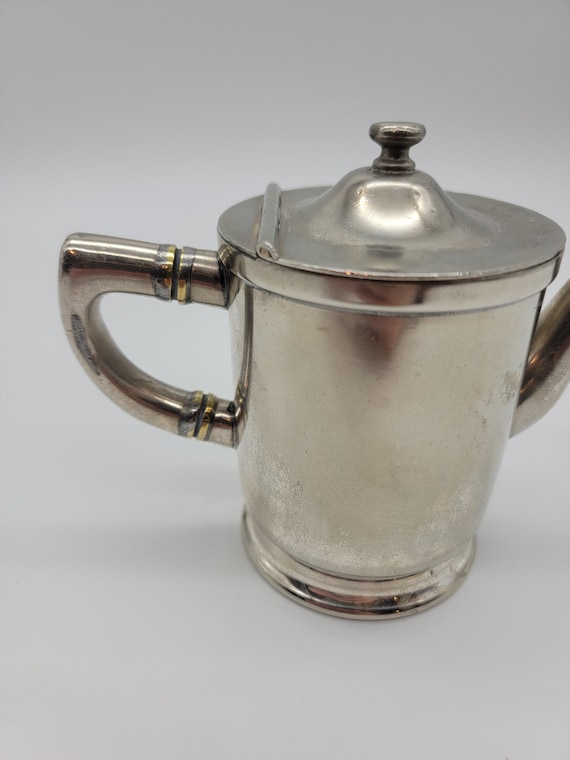 値下げしました！Real Antique small chert Antique Grand Silver Co Wear Brite Small Pitcher - Etsy