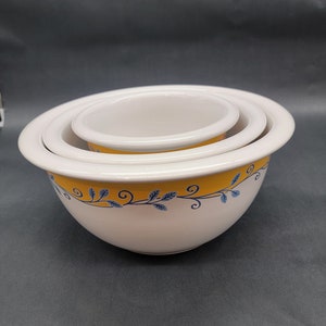 Corelle Coordinates Casa Flora mixing bowls set of 3