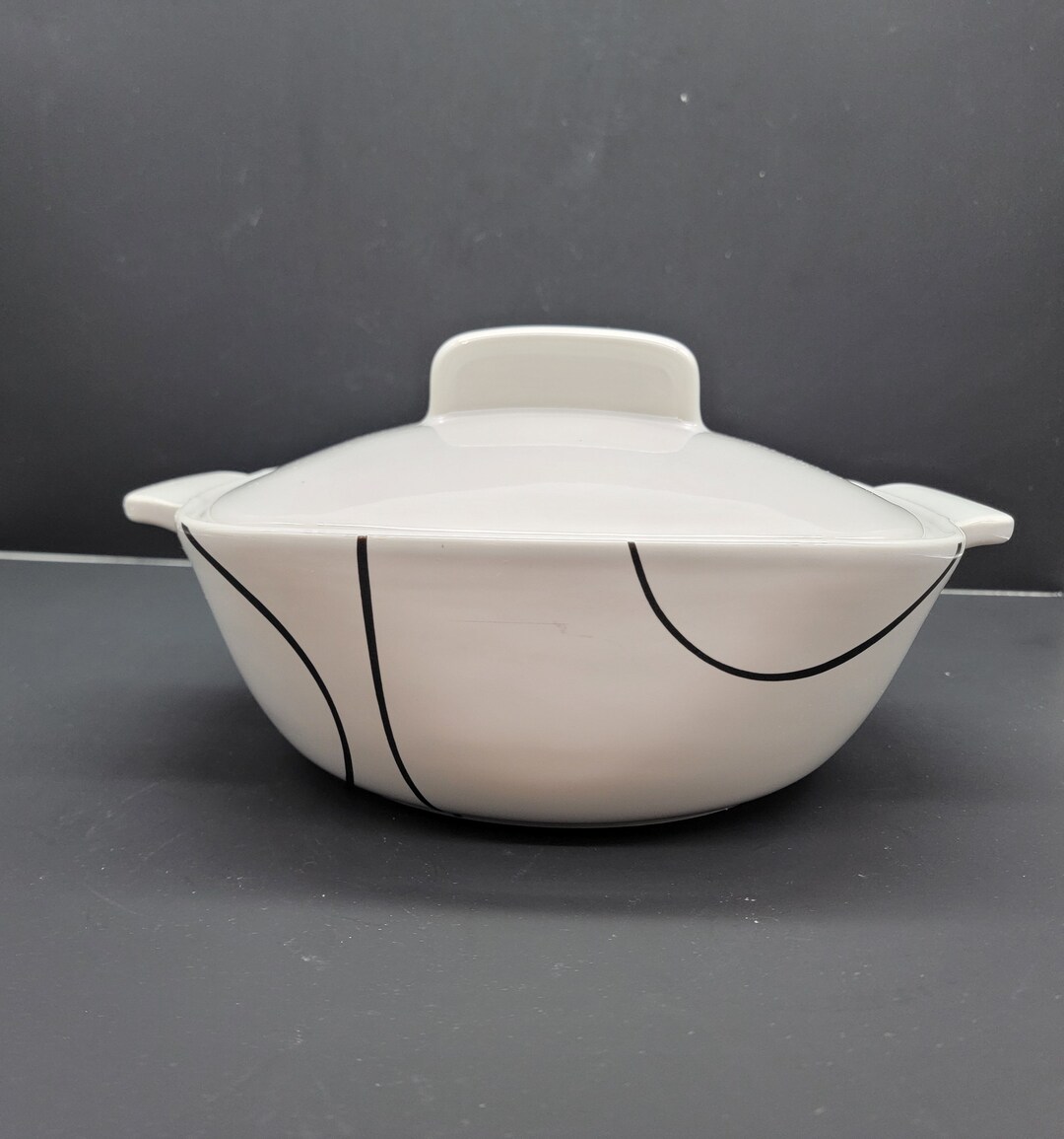 Corelle Coordinates Simple Lines Casserole Etsy