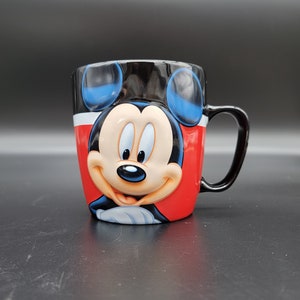 Set Of 2 Mickey & Minnie Mouse Some Mornings Are Rough Coffee Mugs Pink &  Blue