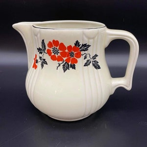 Vintage Hall Poppy Pitcher