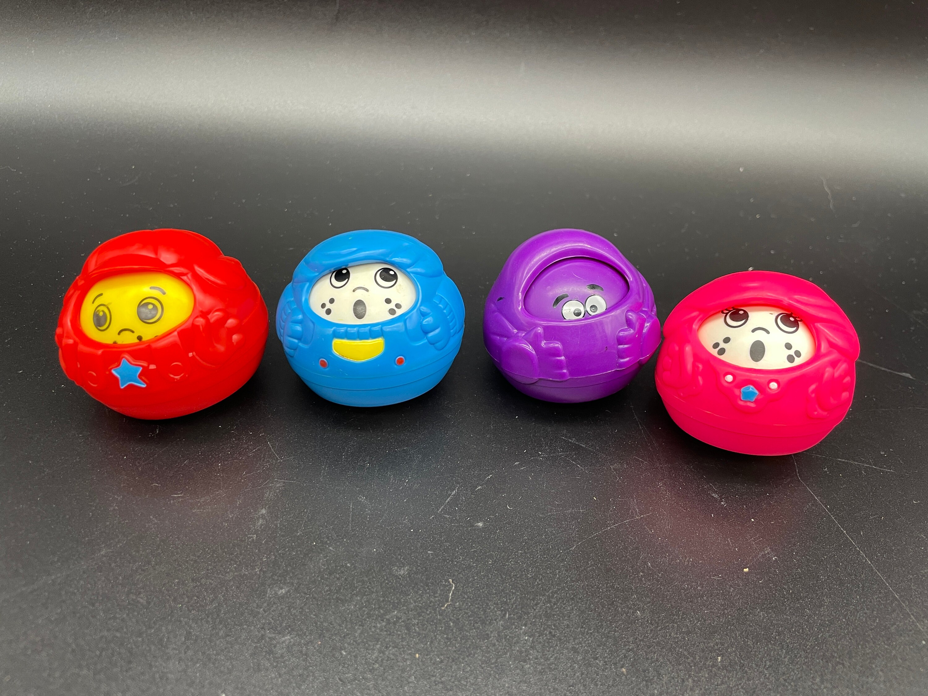 Vintage 90 s Fisher Price Roll a rounds Toy Rare Fun Collectible Toy Nostalgia Mckids 90 s Nostalgia Set of 4 Etsy
