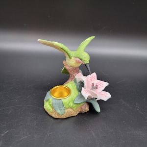 Avon Vintage Hummingbird Candleholder NEW IN BOX
