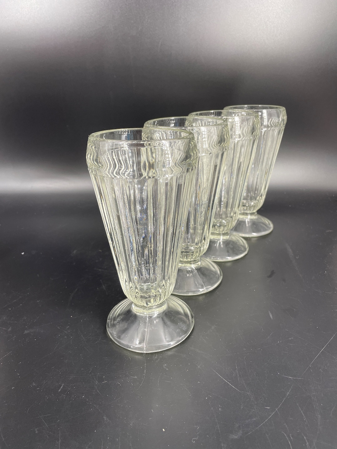 Ice Cream Float Glass Glass Ice Cream Soda Tall Glass Etsy