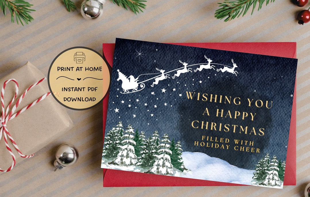 Happy Holiday Printable Card Printable - Il 1080xN.5536430743 Ier9 