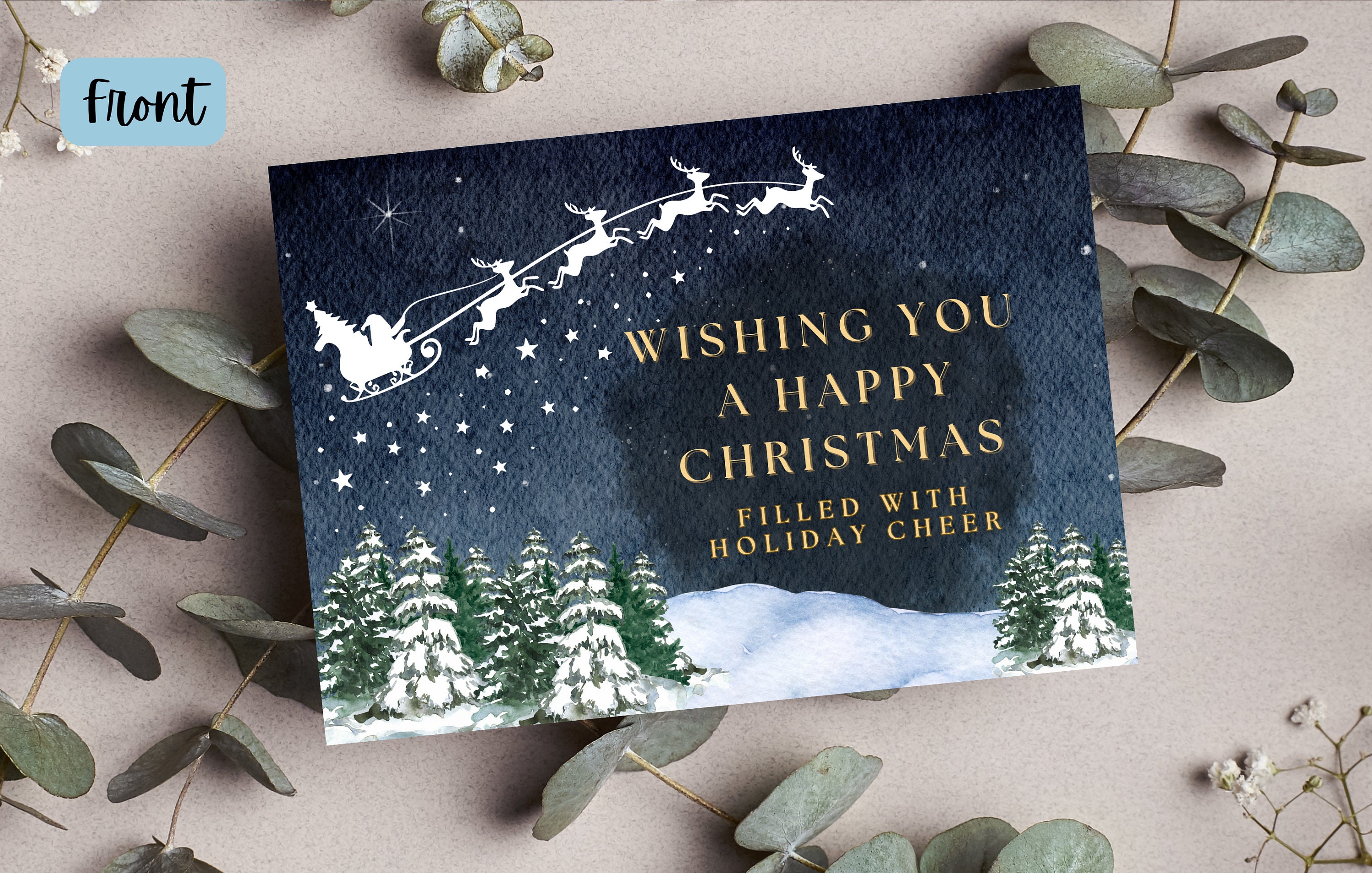 Happy Holiday Printable Card Printable - Il Fullxfull.5536426139 9y4r 