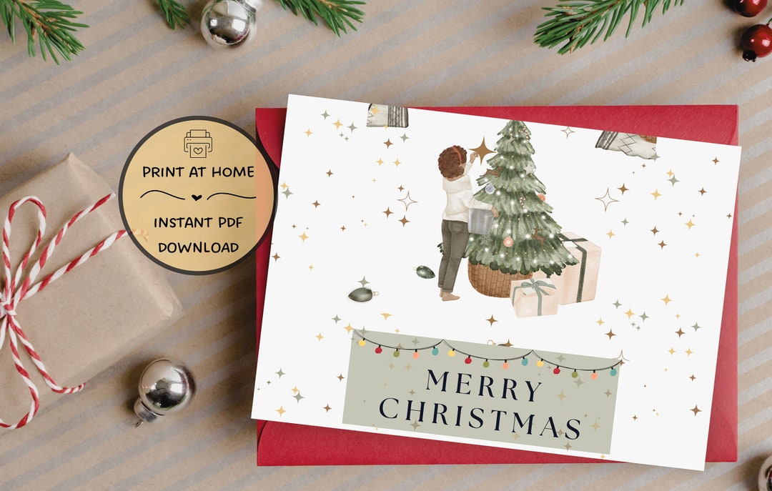 Happy Holiday Printable Card Printable - Il 1080xN.5488115282 Dy70 