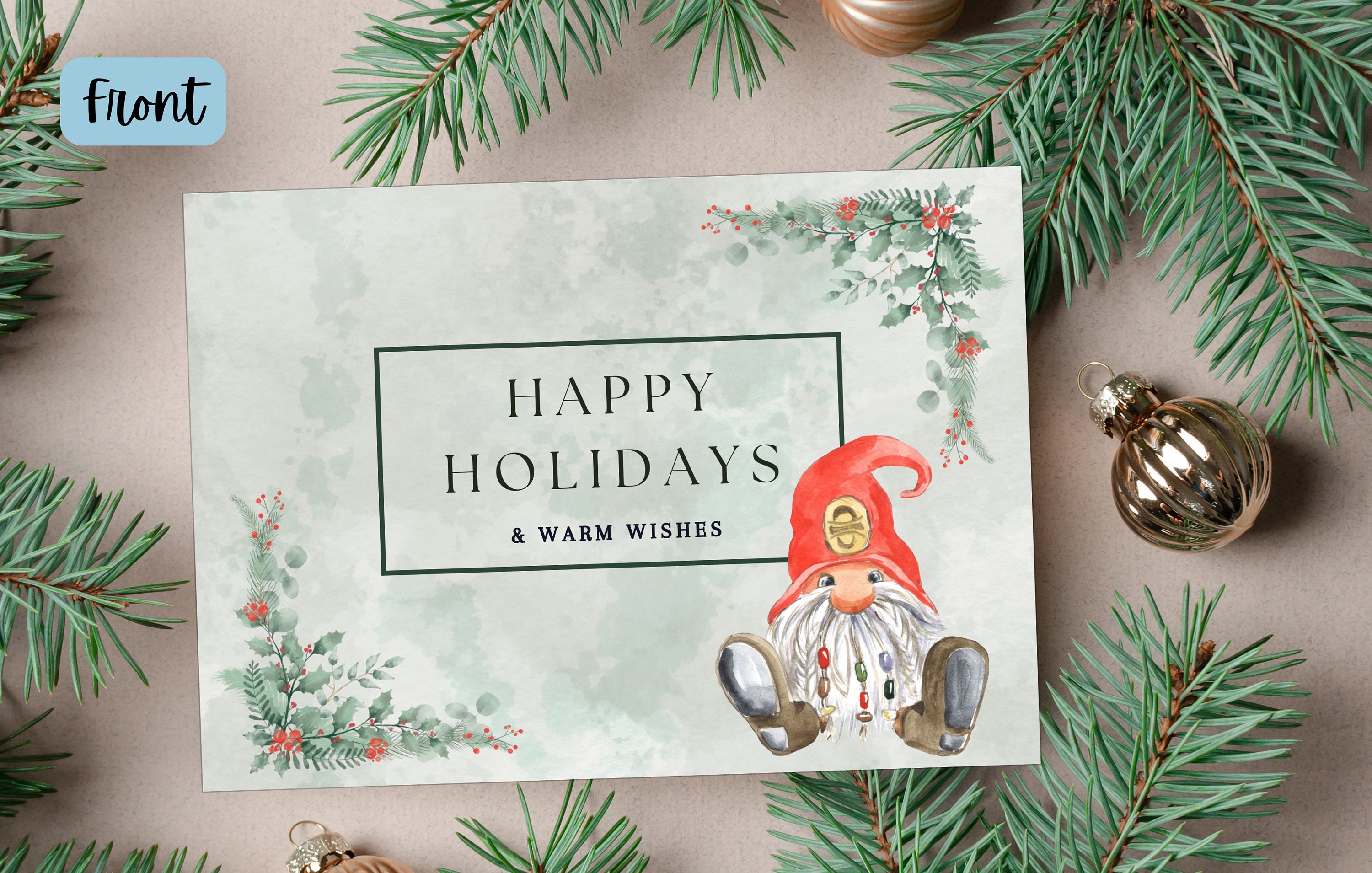 Happy Holiday Printable Card Printable - Il Fullxfull.5536179579 B0ft 