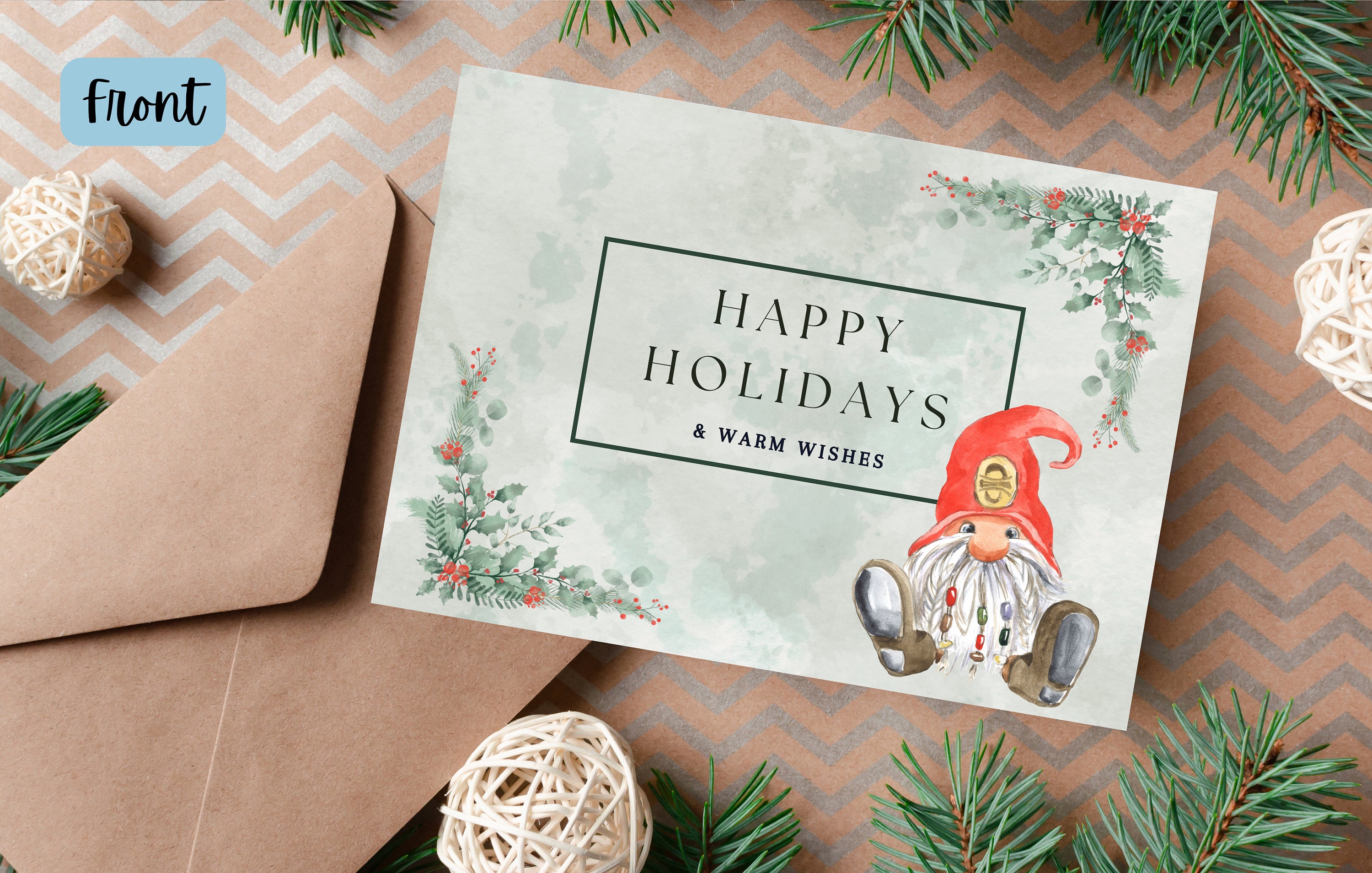 Happy Holiday Printable Card Printable - Il Fullxfull.5536180579 J1tl 