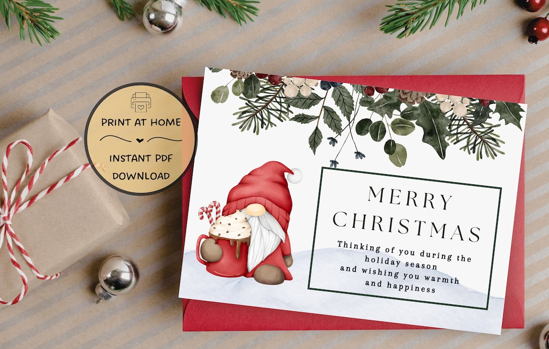 Merry Christmas PDF Printable Card - Il 1080xN.5536361841 71tf 