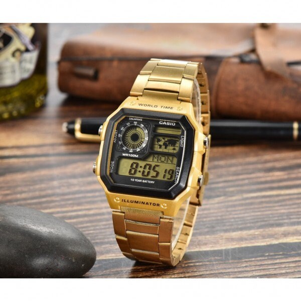 Reloj casio dorado barato hotsell
