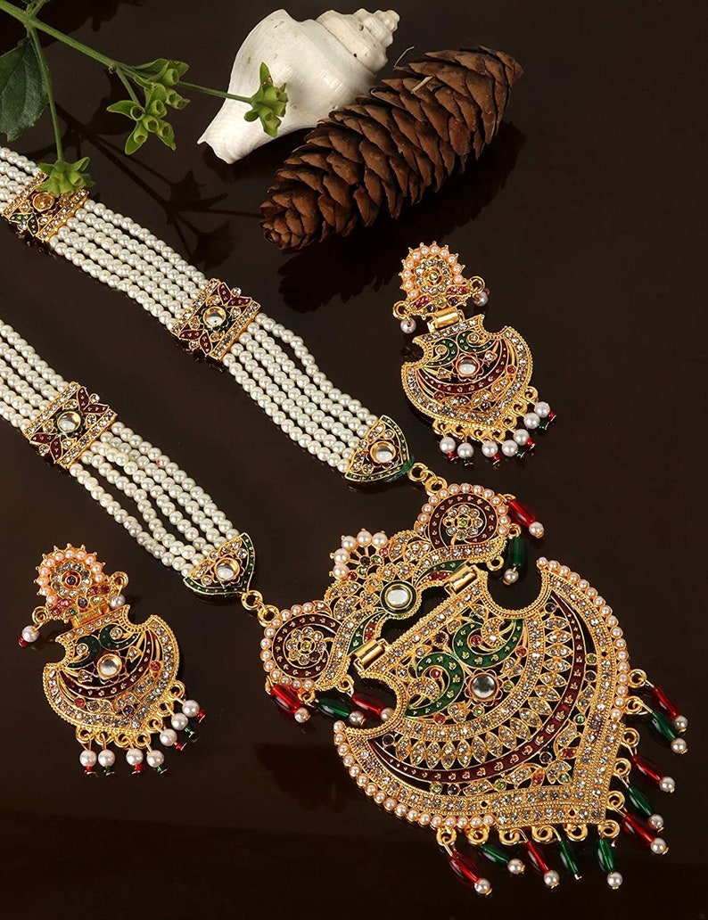 Jaipuri Traditional Rajwadha Rani Haar 