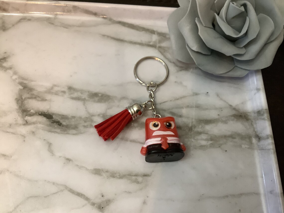 Inside Out Key Chain Doorable Inside Out Keychain - Etsy
