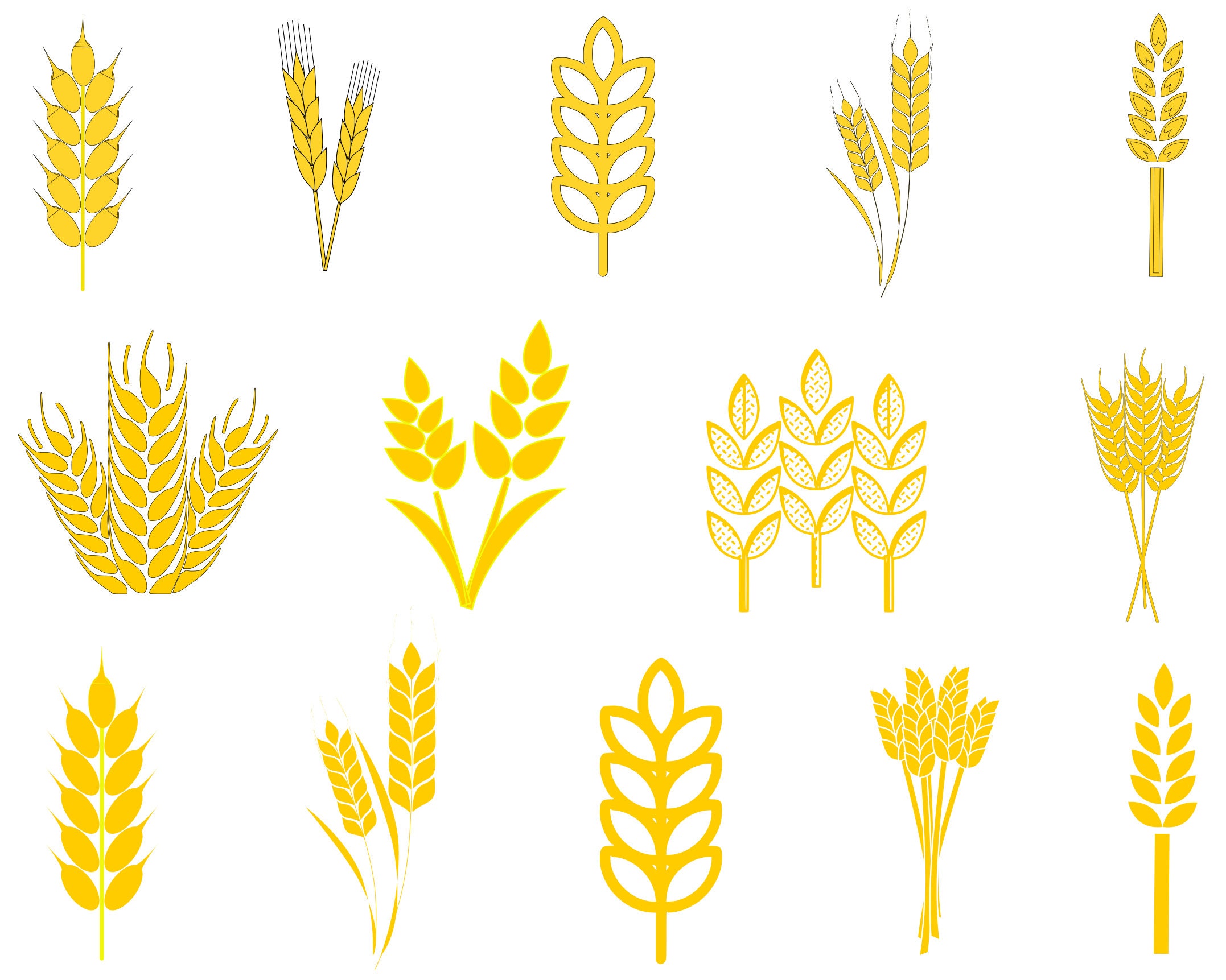Wheat Svg, Wheat Svg Bundle, Wheat Clipart, Wheat Cut File, Wheat
