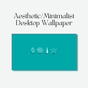 Desktop Wallpaper | 2022 Desktop Wallpaper | Summer Wallpaper | Macbook Desktop Wallpaper | Seashell Background