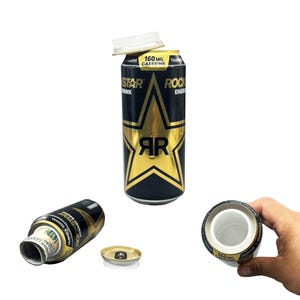 Stash can-Secret Storage-Roc Energy Drink ( recycled material )