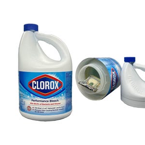 Stash Cans-Secret Storage- Bleach Bottles ( Cash, Jewelry, Valuables) Recycled Material