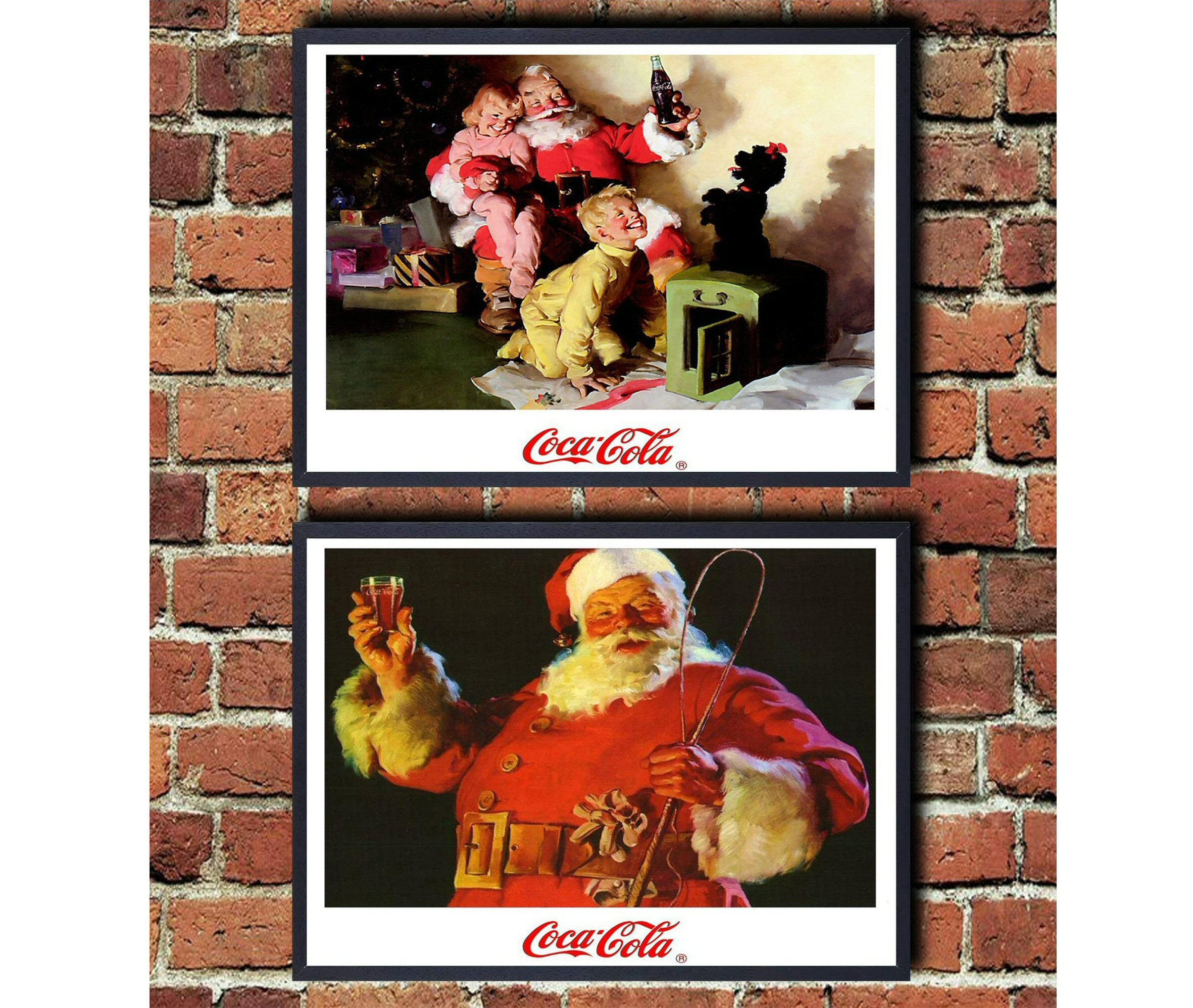 Coca Cola Collectable Coca Cola Christmas Truck Santa Advert Bottle Pub Man Cave Free Pp 