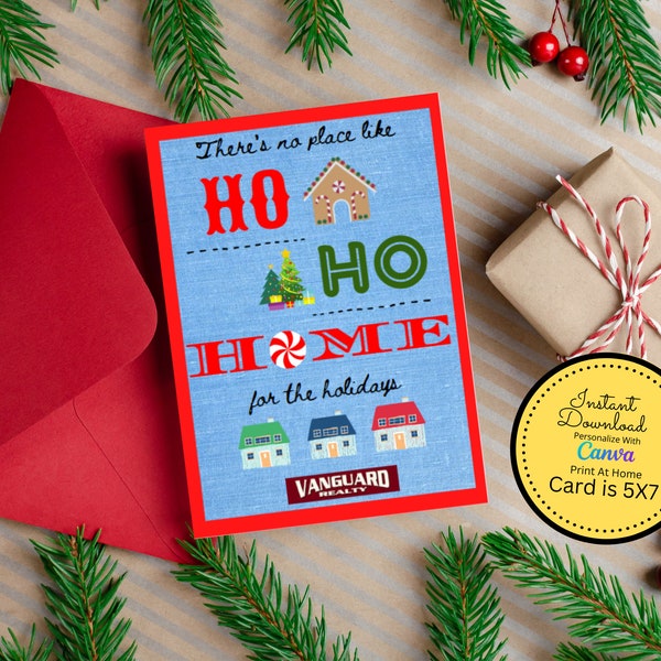 Realtor Christmas Cards Etsy