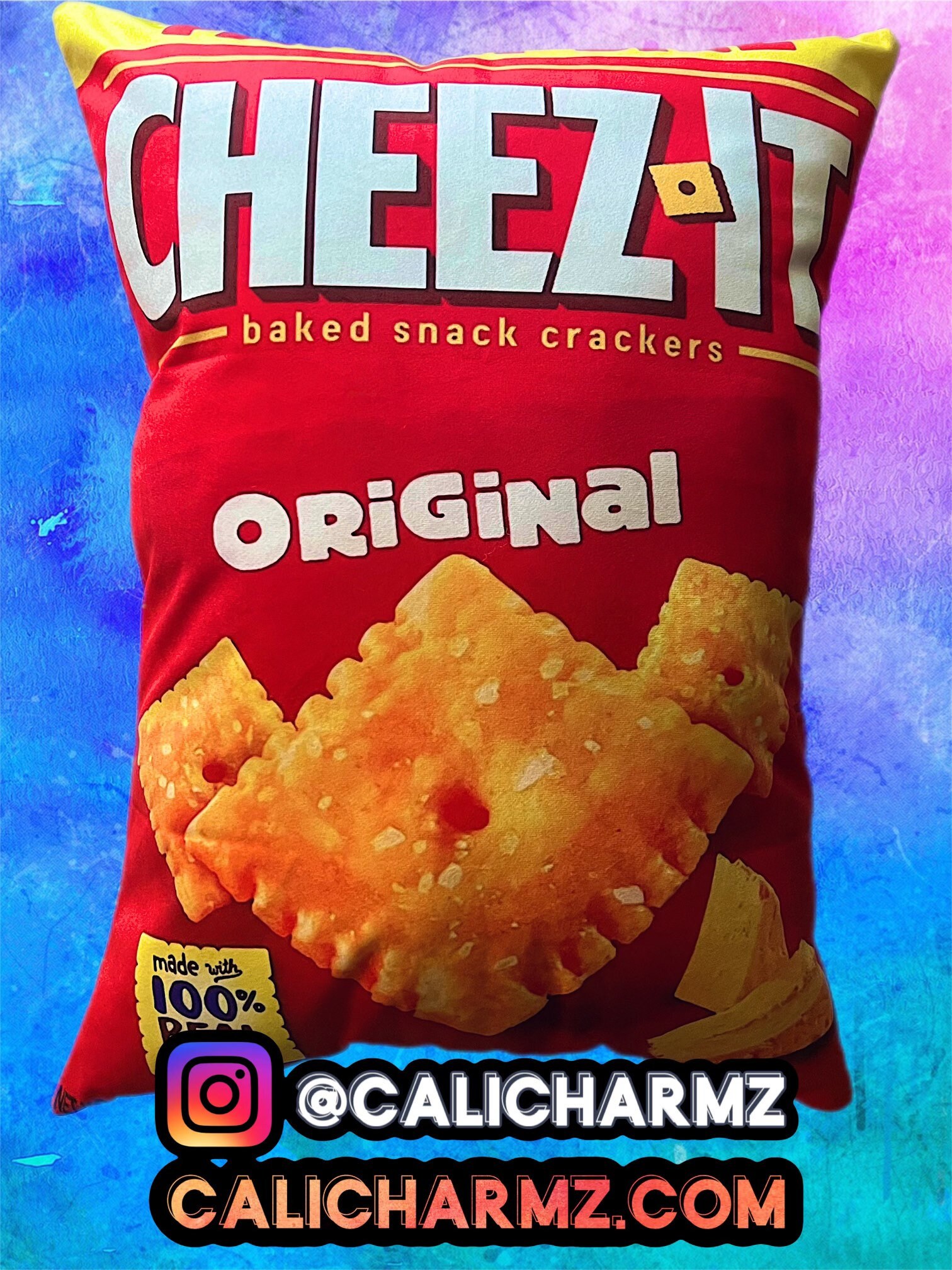Jumbo Sized 24x18 Cheezit Cheezit Cheese Cracker Flamin Hot Etsy