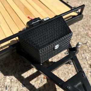 1/10 Diamond plate scale RC trailer toolbox