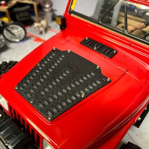 1/10 Tamiya YJ Wrangler hood louver and grill