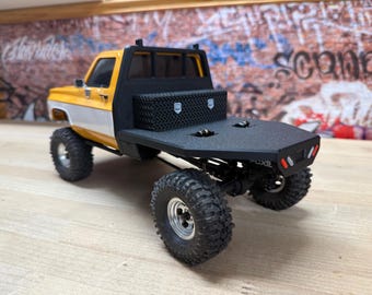 FCX18 Chevy Flat Bed and Sliders
