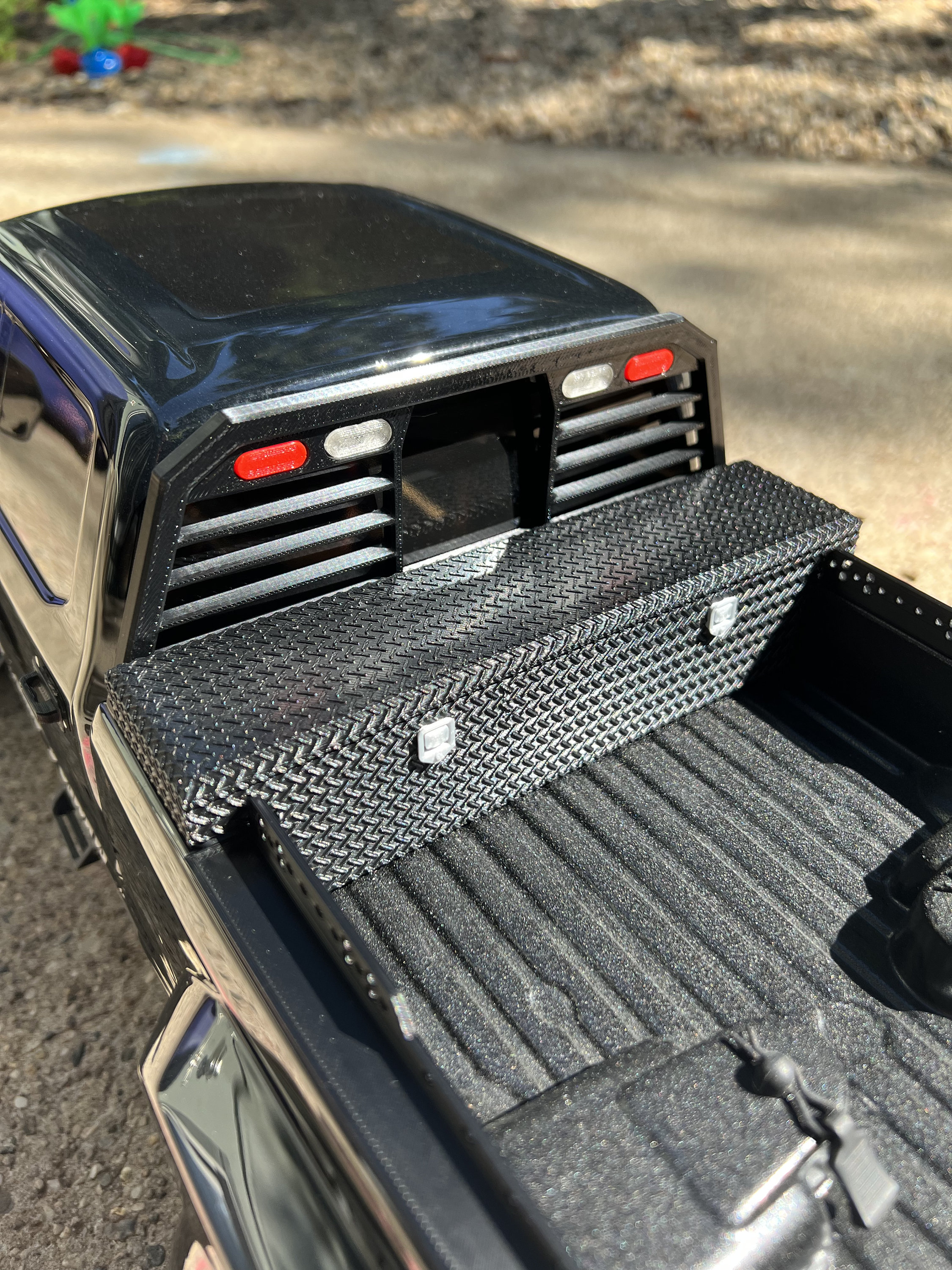 CEN F250 / F450 Headache Rack and Diamond Plate Toolbox - Etsy