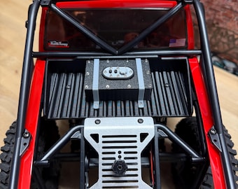 Camión de plataforma abatible de ancho completo/pila de combustible para Axial SCX10III SR5 Xtracab