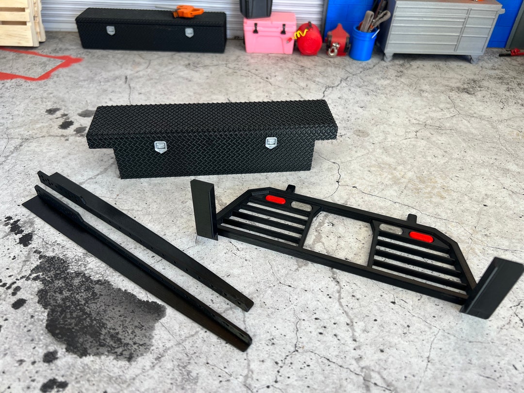 CEN F250 / F450 Headache Rack, Toolbox, Bed Rail Combo Etsy