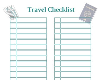Customized Checklist | Etsy India