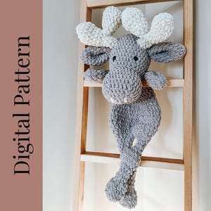 Lovey orignal, motif orignal au crochet, motif peluche orignal, lovey orignal au crochet, motif au crochet