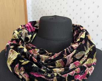 Loop Handmade,  Loopschal Samtjersey,  Loopschal Jersey.  Geschenk Damen,  Damen Loop