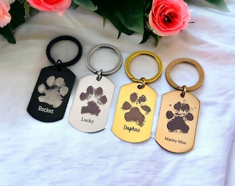 Portachiavi Personalizzato Con La TUA SCRITTURA A MANO Incisa Rivestito Oro 24k
