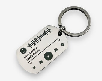 Spotify-sleutelhanger | Gepersonaliseerde Spotify-sleutelhanger | Spotify-code | Spotify Premium | Spotify-sleutelhanger