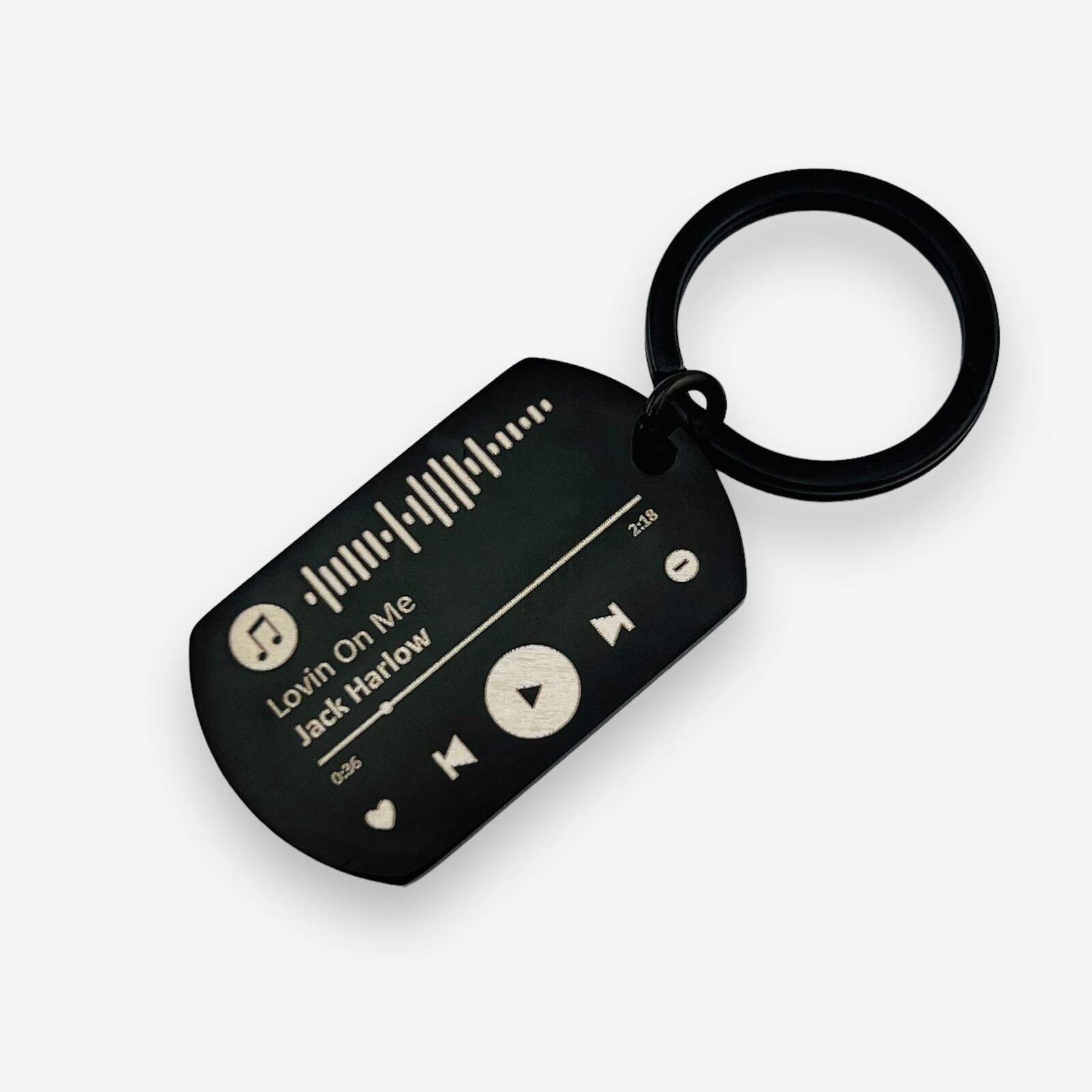 Keychains Website Personlized Spotify Code Keychin With Scnnble