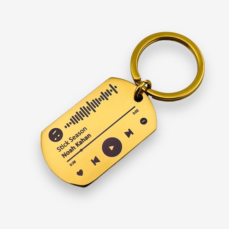 Spotify Keyring | Personalised Spotify Keychain | Spotify Code ...
