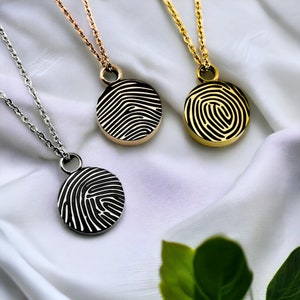 Custom Fingerprint Urn Drum Necklace | Cremation | Memorial Jewelry for Ashes | Pendant Memory | Engraved Personalized Gift