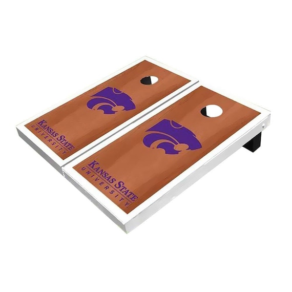 Kansas State University Wildcats Cornhole Decals – Set Of 2, Large 11.5" X 10.25"