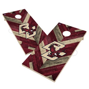 Boston College Eagles Backyard 2x4 Cornhole Board Set - Officially Licensed NCAA Outdoor Cornhole Boards
