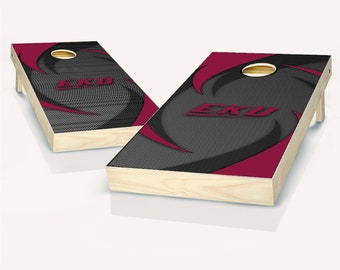 Eastern Kentucky Cornhole Set - Official Team Bags & Portable Boards