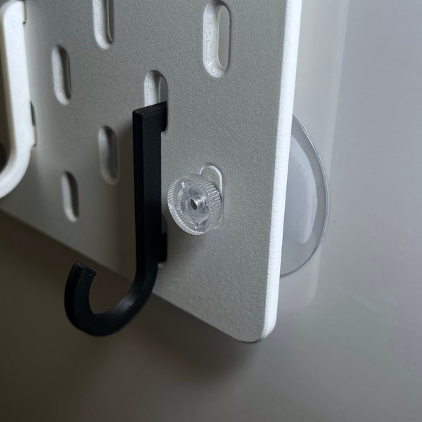Wandbefestigung, Saugnäpfe, passend für Ikea Skadis, für eine stabile Verbindung zwischen Board und Fließen, Fenster, glatte Oberflächen