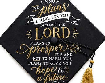 Graduation Greeting Card -- Graduate Gifts, Jeremiah 29:11, Christian Presents
