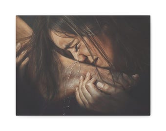 Crying on the feet of Jesus