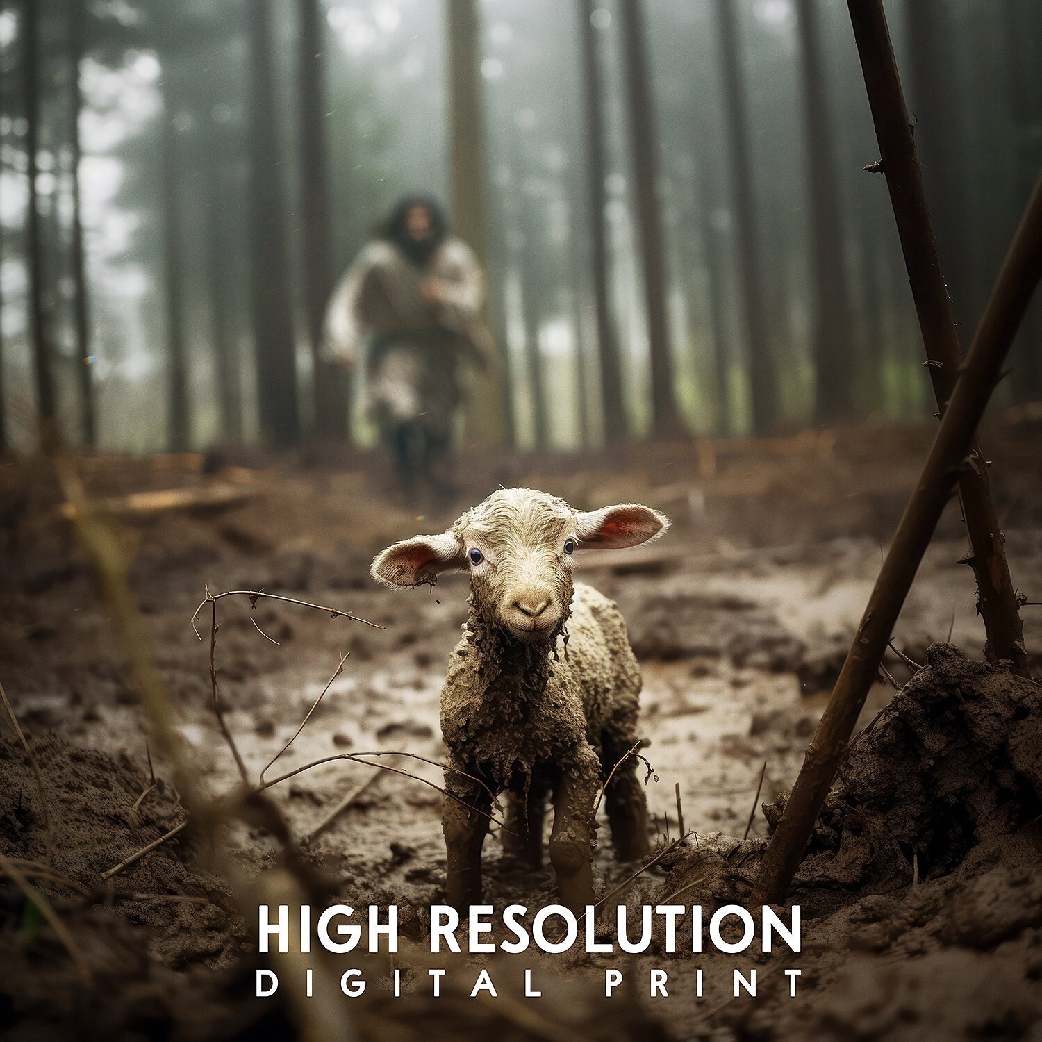 21+ Jesus And The Lamb Painting