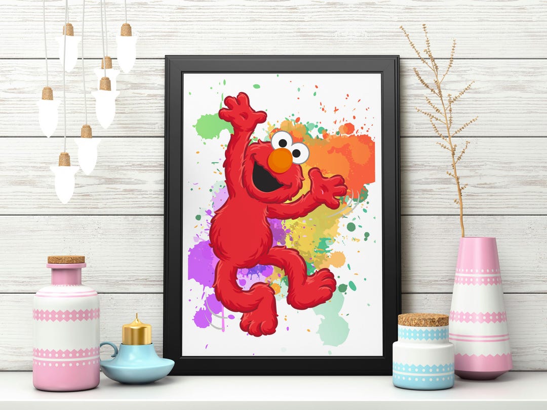 Java Poster Elmo Elmo Sesame Street Printable Wall Art, Kids Elmo Bedroom Home Decor ...