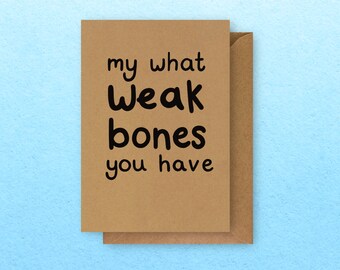 Get Well Soon Card for Broken Bone, Sarcastic Greeting Card, Broken Leg Card, Get Well Card, Funny Cards