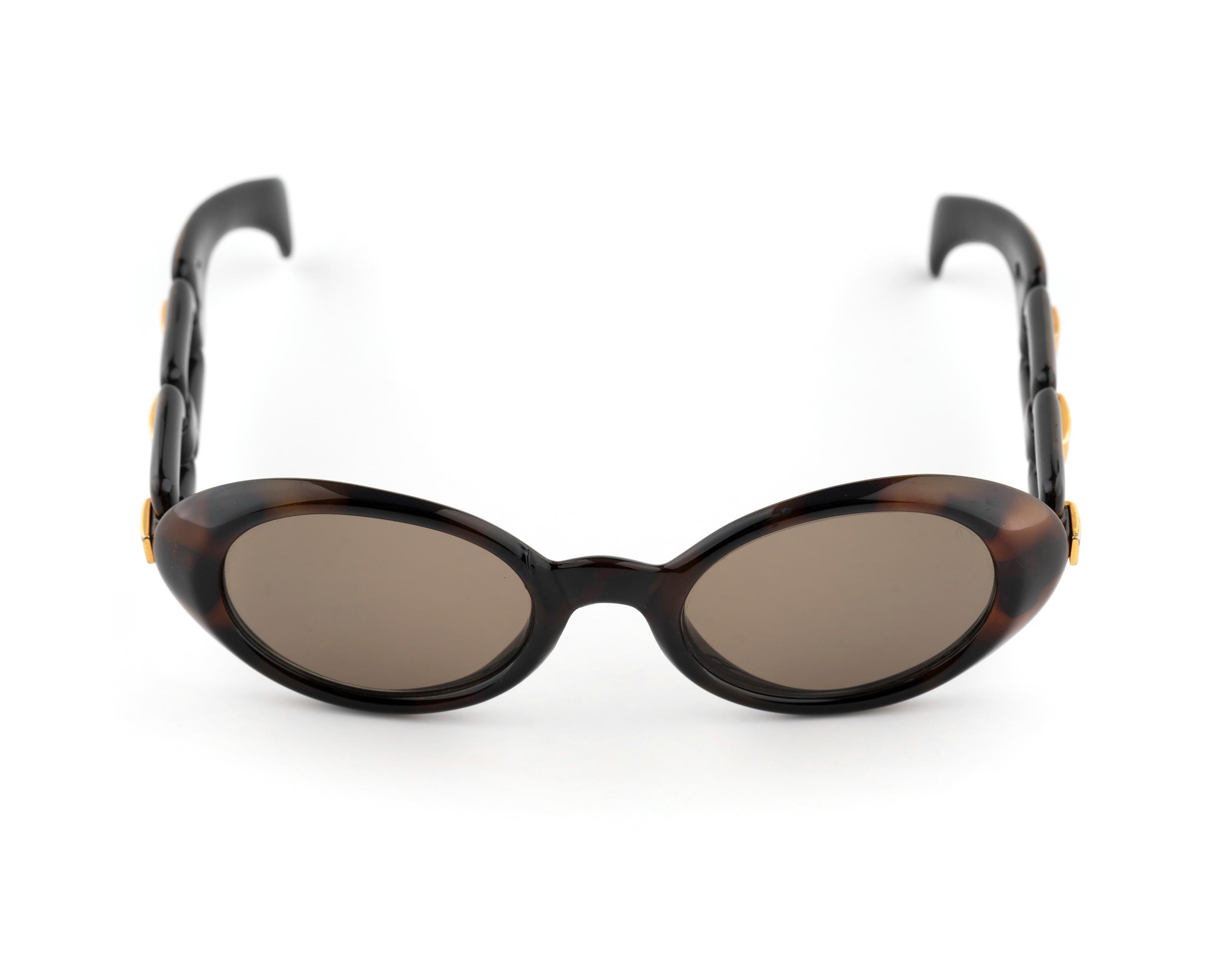 New Karl Lagerfeld sunglasses with designer case brown tortoise frame Opticontacts.com -- Karl Lagerfeld KL6104SR main image 3