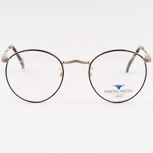 Dakota Smith Vintage Gold Round Eyeglasses - 90s New Old Stock