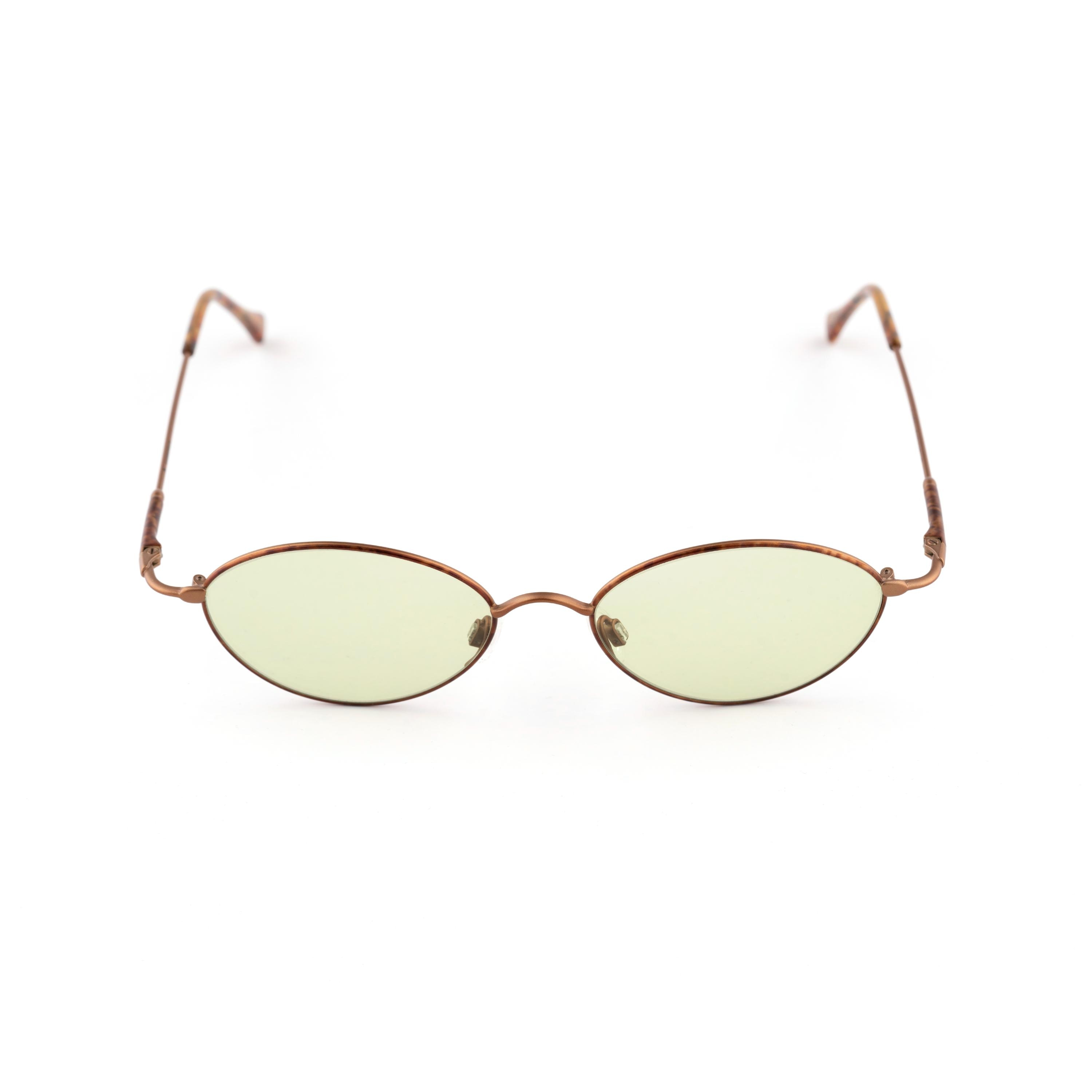 Oval Sunglasses, Light Green Lens, Rodenstock R4120 Vintage 90s